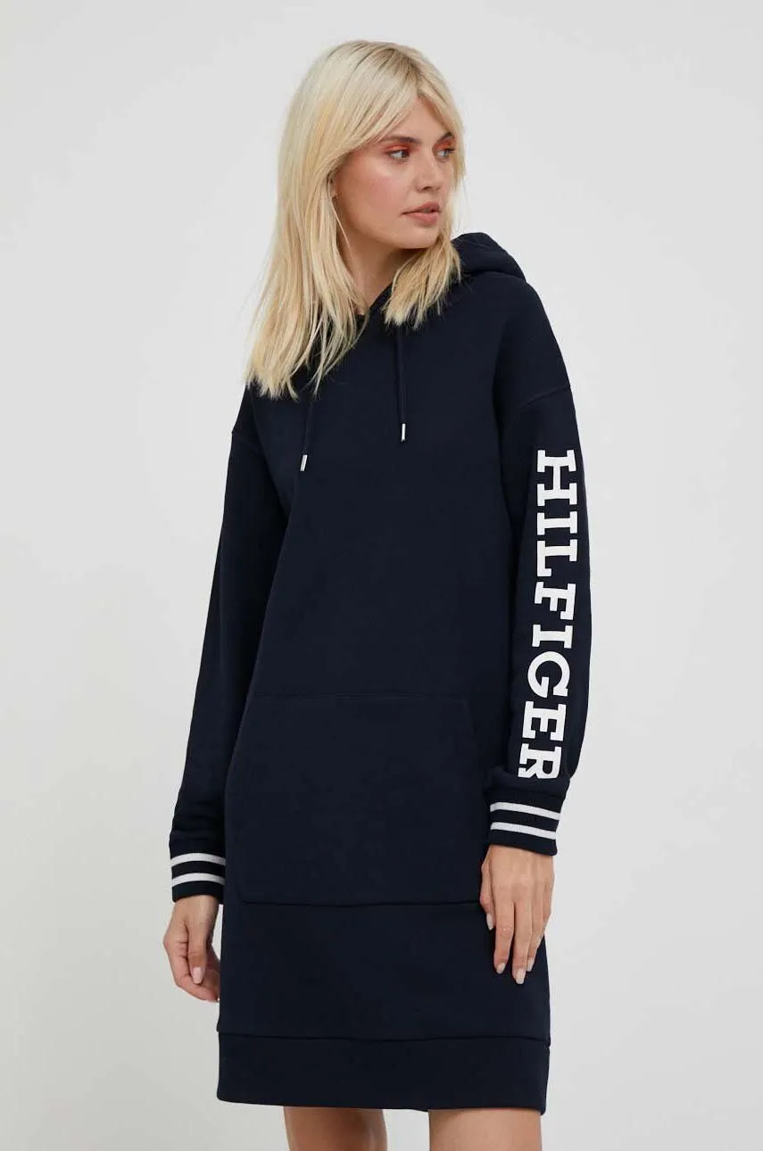 Tommy Hilfiger Cotton Dress Hoodie