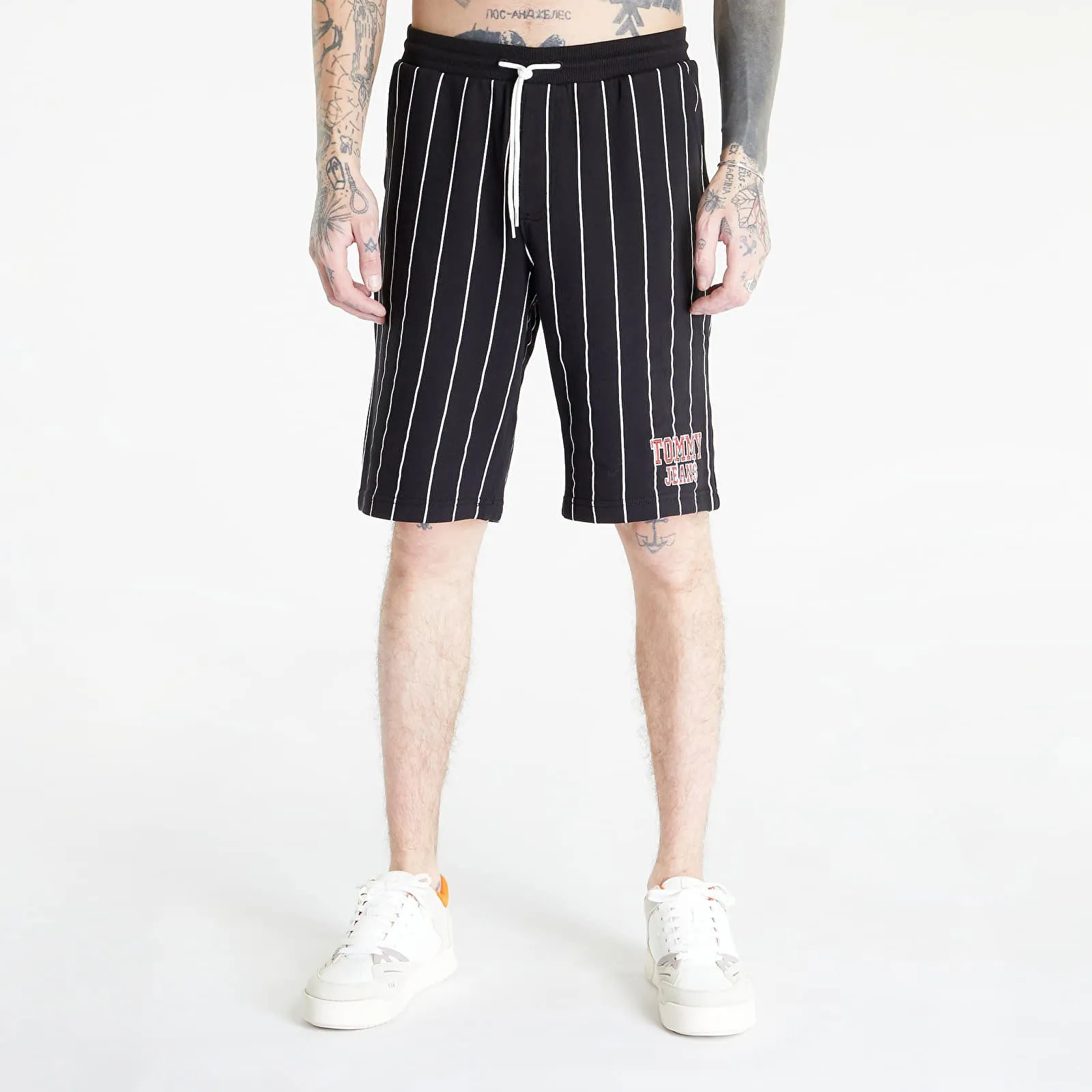 Tommy Hilfiger Oversized Pinstripe Shorts