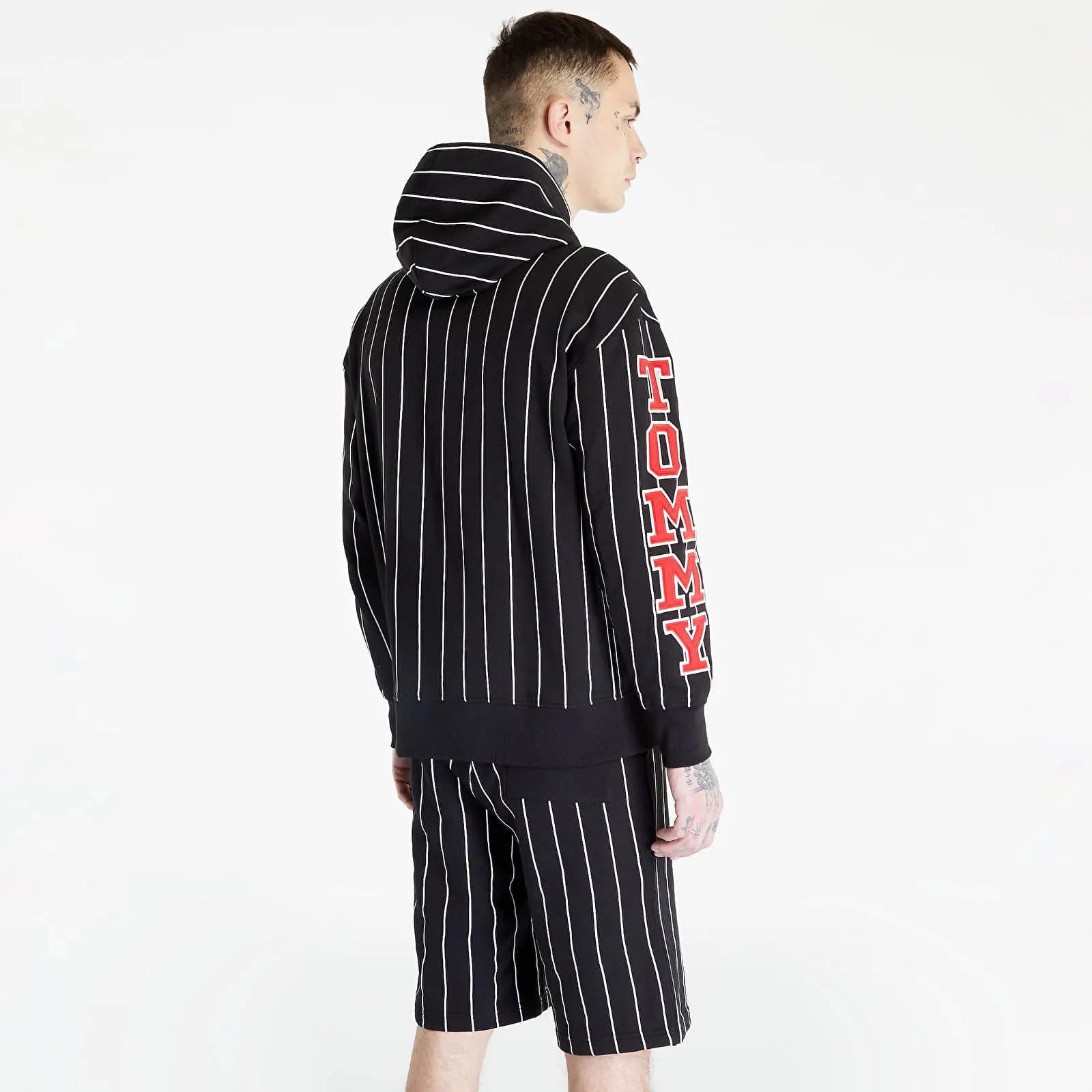 Tommy Hilfiger Relaxed Pinstripe Hoodie