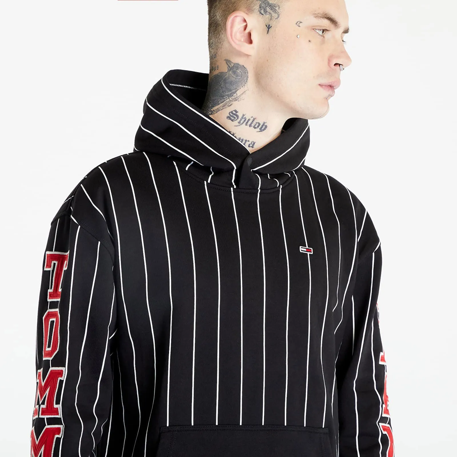 Tommy Hilfiger Relaxed Pinstripe Hoodie