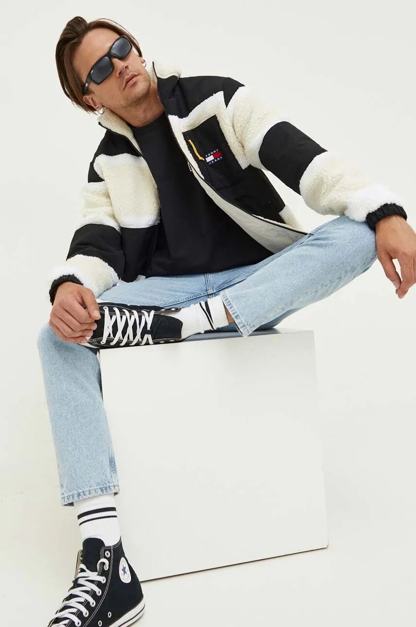 Tommy Hilfiger Stripe Sherpa Jacket