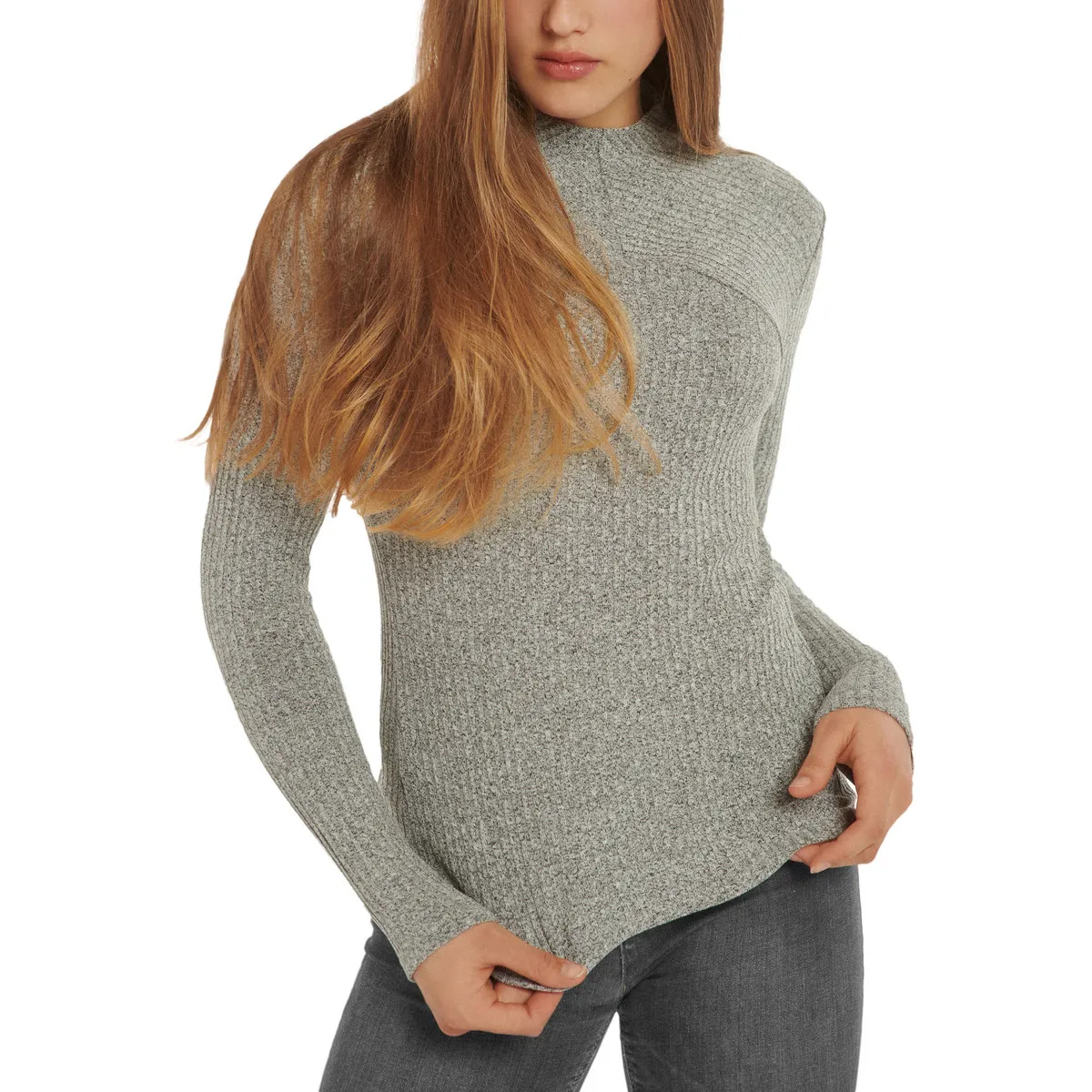 Top de manga larga y cuello alto Cosy  Cheek