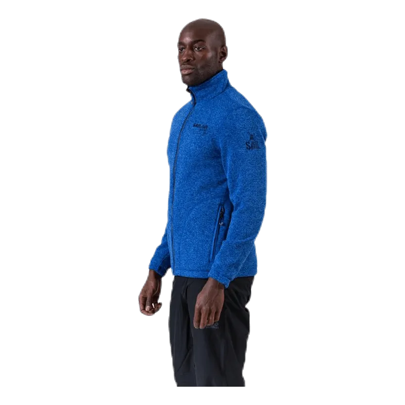 Weather Report Ralf Melange Fleece Jacket w. Windproof Lining Blue