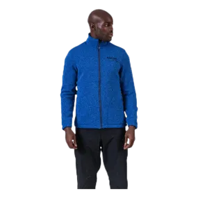 Weather Report Ralf Melange Fleece Jacket w. Windproof Lining Blue