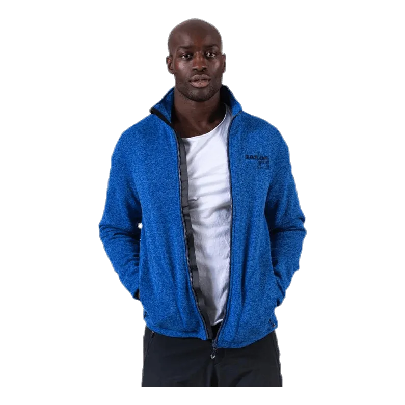 Weather Report Ralf Melange Fleece Jacket w. Windproof Lining Blue