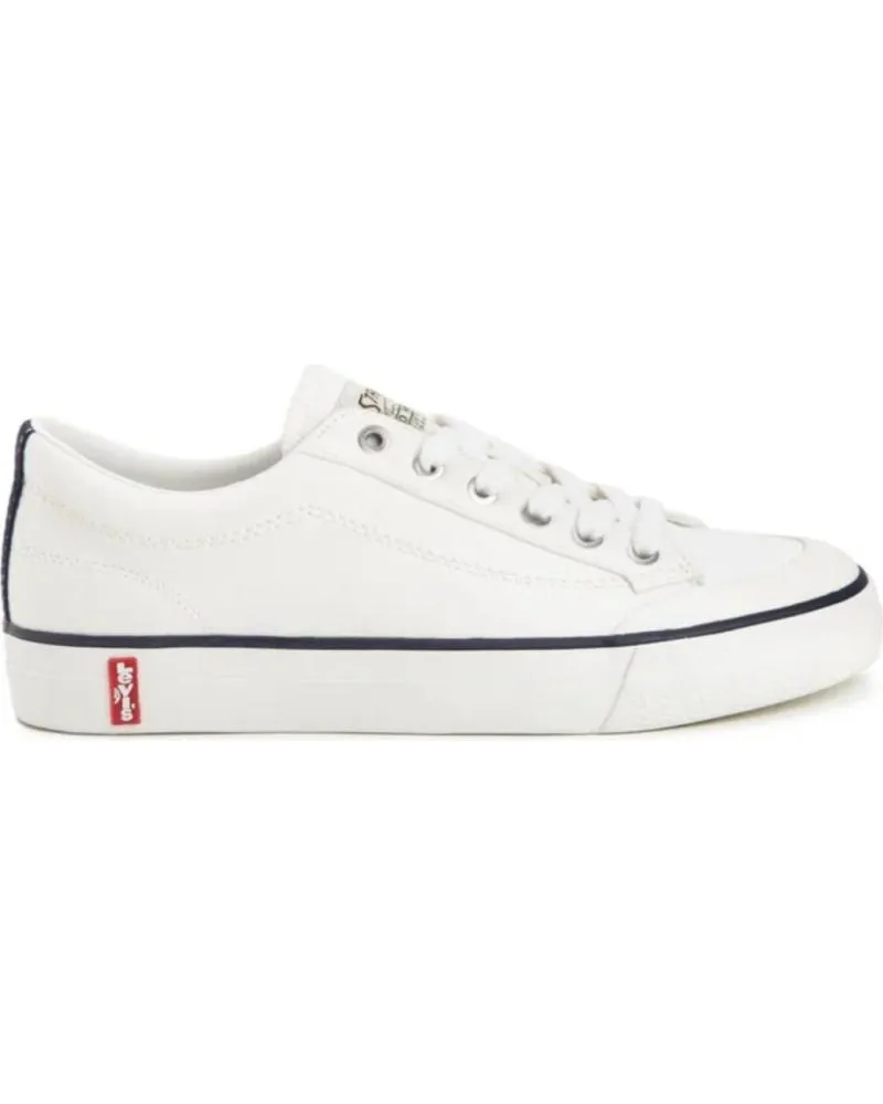 Zapatillas deporte LEVIS  de Mujer ZAPATILLA LONA UNISEX 235662 COLOR  BLANCO