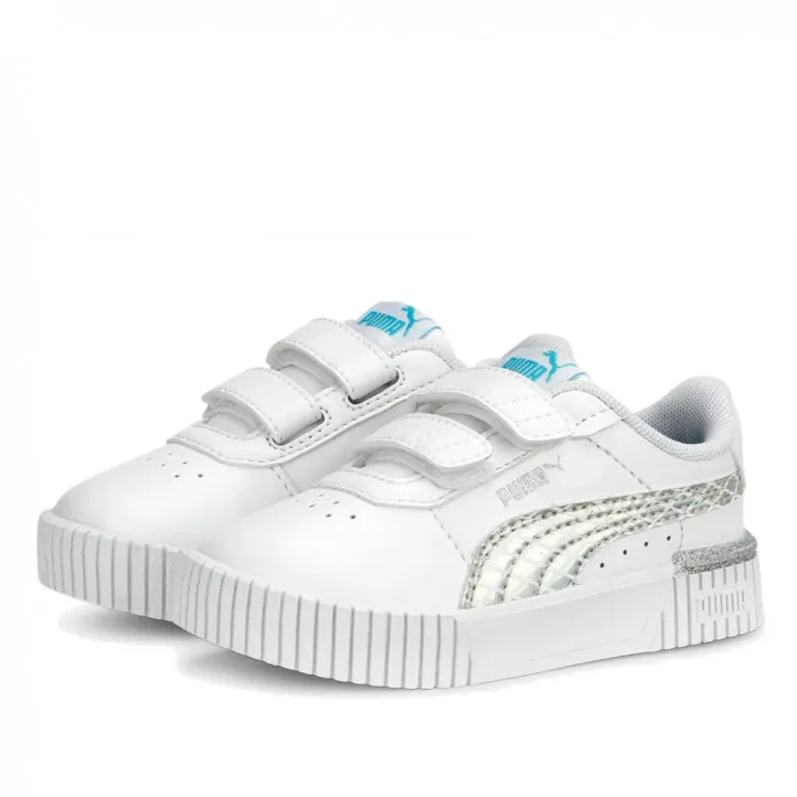 Zapatillas deporte Puma Carina 2.0 Mermaid blancas metalizadas