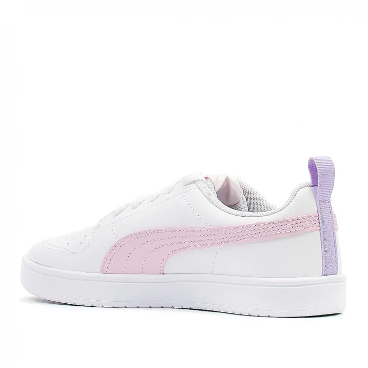 Zapatillas deporte Puma rickie blancas y rosas