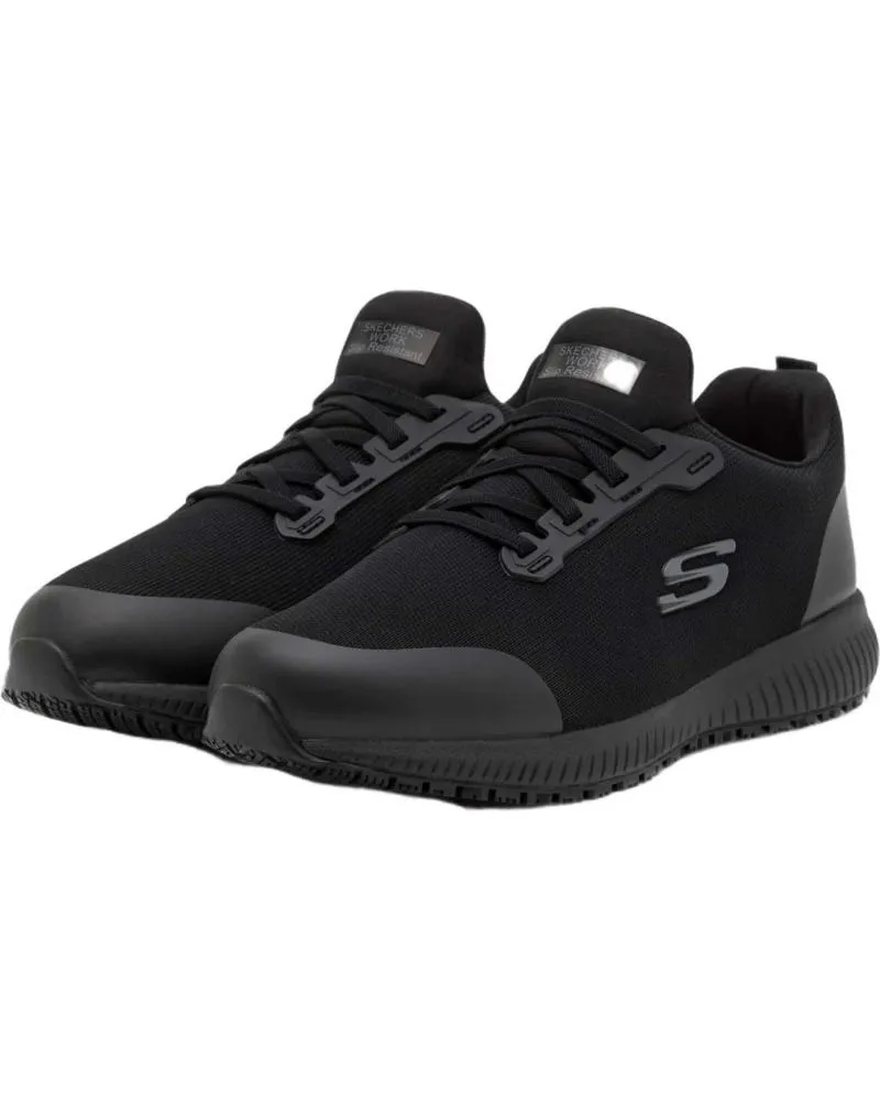 Zapatillas deporte SKECHERS  de Hombre DEPORTIVO ANTIDESLIZANTE TRABAJO WORK 200051EC  NEGRO