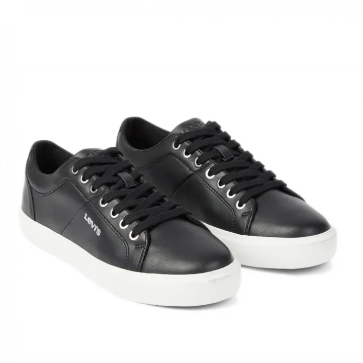 Zapatillas Levi's woodward S color negras