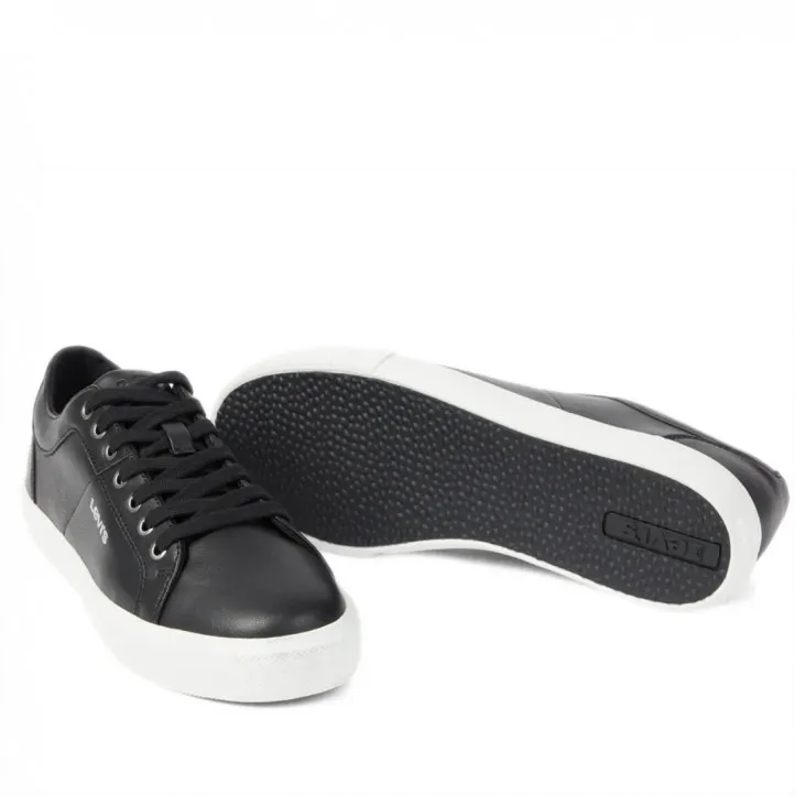 Zapatillas Levi's woodward S color negras