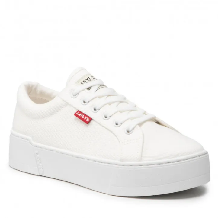 Zapatillas lona Levi's tijuana 2.0 blancas