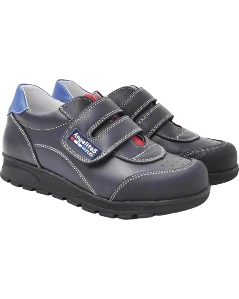 Zapatos ANGELITOS  de Niño ZAPATILLAS DEPORTE 903 DEPORTIVO COLEGIAL  AZUL